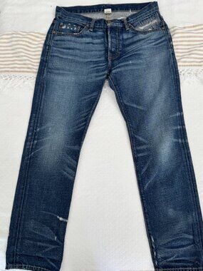 NSF - Straight Slouch Selvedge Denim Blue Jeans Sz 26